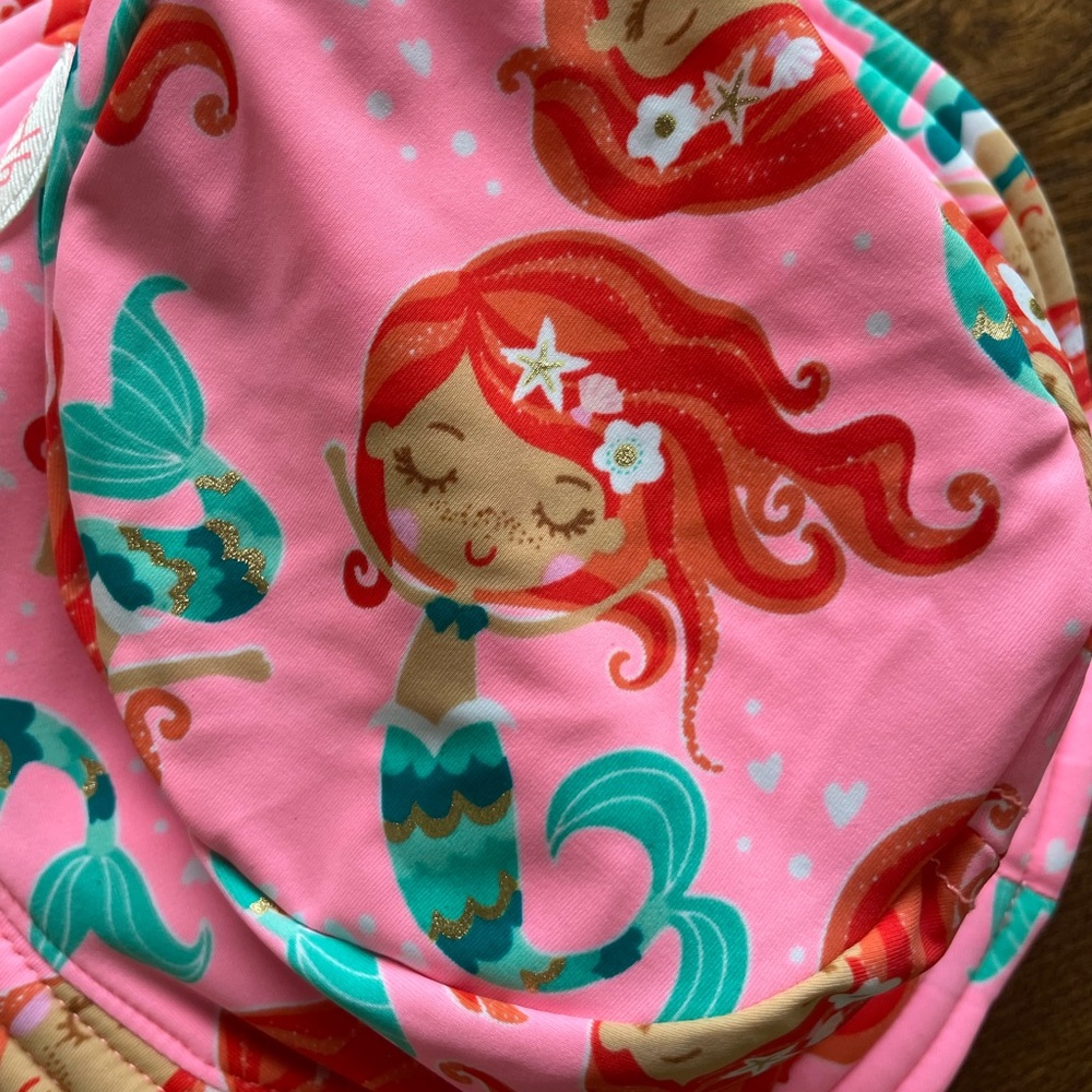 Children’s Pink Mermaid Bucket Hat - Picture 3 of 5